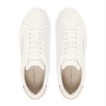 Ανδρικά Δερμάτινα Sneakers Tommy Hilfiger FM0FM05367 0LE Λευκά Μπεζ - Image 5