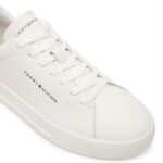 Ανδρικά Δερμάτινα Sneakers Tommy Hilfiger FM0FM05367 0LE Λευκά Μπεζ - Image 6