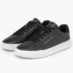 Ανδρικά Δερμάτινα Sneakers Tommy Hilfiger FM0FM05904 BDS Μαύρα - Image 2