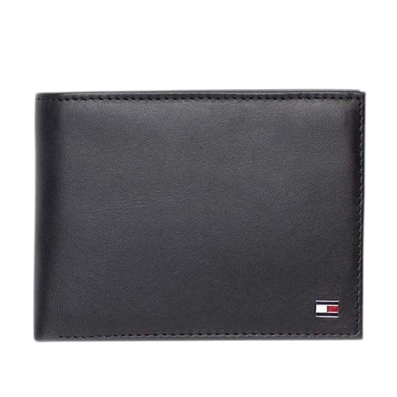 ΑΝΔ-002984_9216753_10027896.jpg Ανδρικό Δερμάτινο Πορτοφόλι Tommy Hilfiger Eton CC AM0AM00652-002 Μαύρο - Image 1