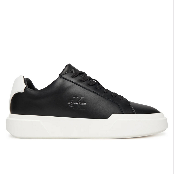 ΑΝΔ-002986_9216757_10027919.jpeg Ανδρικά Δερμάτινα Sneakers Calvin Klein YM0YM01344-06W Μαύρα - Image 1