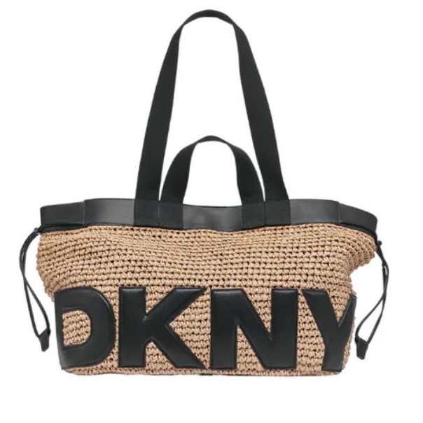 ΓΥΝ-013564_9216744_13014371.jpg Γυναικεία Τσάντα Ώμου DKNY 1989 Capsule Bardot R51AOJ47 Natural/black - Image 1