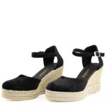 Γυναικείες Ανατομικές Δερμάτινες Πλατφόρμες Ragazza 0699 Μαύρο Suede - Image 2