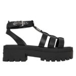 Γυναικεία Δερμάτινα Σανδάλια Tommy Hilfiger EN0EN02943-BDS Μαύρα