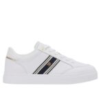 Γυναικεία Δερμάτινα Sneakers Tommy Hilfiger FW0FW09354-YBS Λευκά