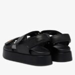 Γυναικεία Δερμάτινα Σανδάλια Tommy Hilfiger Platform FW0FW09119-BDS Μαύρα - Image 3