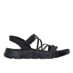 Γυναικεία Ανατομικά Πέδιλα Skechers Go Walk Flex 141473/BKGY Μαύρα