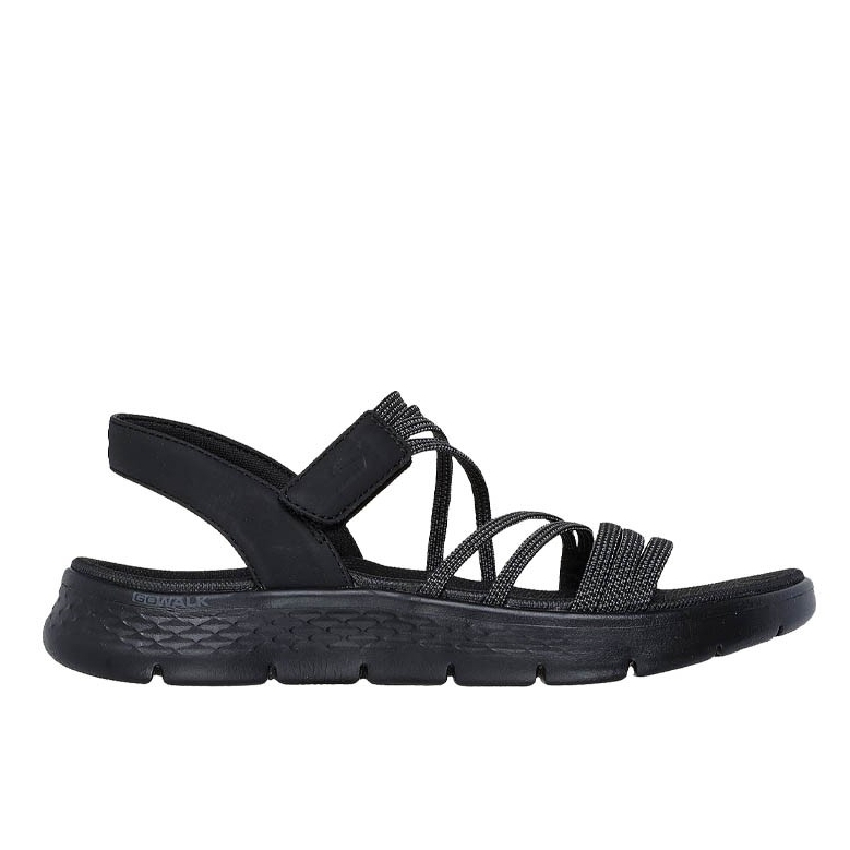 ΓΥΝ-014409_9217168_10028167.jpg Γυναικεία Ανατομικά Πέδιλα Skechers Go Walk Flex 141473/BKGY Μαύρα - Image 1