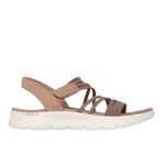 Γυναικεία Ανατομικά Πέδιλα Skechers Go Walk Flex 141473/TAN Καφέ