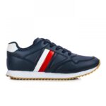 Παιδικά Sneakers Tommy Hilfiger Αγόρι Low Cut Lace-Up T3B4-30935-0621X007 Blue White (30-34)