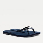 Γυναικείες Σαγιονάρες Tommy Hilfiger Feminine Flat Beach Sandal FW0FW05657 DW5 Μπλε