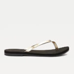Γυναικείες Σαγιονάρες Tommy Hilfiger Feminine Flat Beach Sandal FW0FW05657 BDS Μαύρο