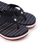 Γυναικείες Σαγιονάρες Tommy Hilfiger Stripy Footbed Beach Sandal FW0FW05656 DW5 Μπλε