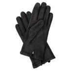 Γυναικεία Δερμάτινα Γάντια Calvin Klein Embossed Gloves K60K608509 BAX Μαύρο