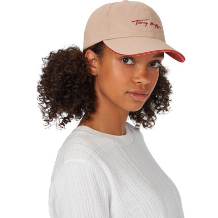 Γυναικείο Καπέλο Tommy Hilfiger Iconic Signature Cap AW0AW11679 ABR Μπεζ