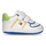 Βρεφικά Παπούτσια Αγκαλιάς Tommy Hilfiger Αγορί T0B4-32819-1582 X256 Λευκά