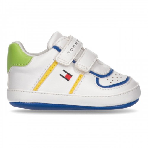 Βρεφικά Παπούτσια Αγκαλιάς Tommy Hilfiger Αγορί T0B4-32819-1582 X256 Λευκά Βρεφικά Παπούτσια Αγκαλιάς Tommy Hilfiger Αγορί T0B4-32819-1582 X256 Λευκά