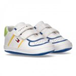 Βρεφικά Παπούτσια Αγκαλιάς Tommy Hilfiger Αγορί T0B4-32819-1582 X256 Λευκά