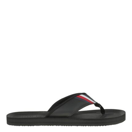 Ανδρικές Σαγιονάρες Tommy Hilfiger Comfortable Beach Sandal FM0FM04473 BDS Μαύρες