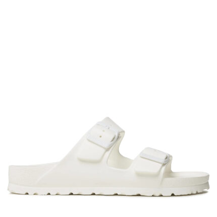 Γυναικεία Ανατομικά Σανδάλια Birkenstock Arizona Eva 0129443 Λευκά Narrow Fit