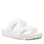 Γυναικεία Ανατομικά Σανδάλια Birkenstock Arizona Eva 0129443 Λευκά Narrow Fit