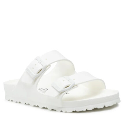 Γυναικεία Ανατομικά Σανδάλια Birkenstock Arizona Eva 0129443 Λευκά Narrow Fit