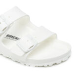 Γυναικεία Ανατομικά Σανδάλια Birkenstock Arizona Eva 0129443 Λευκά Narrow Fit