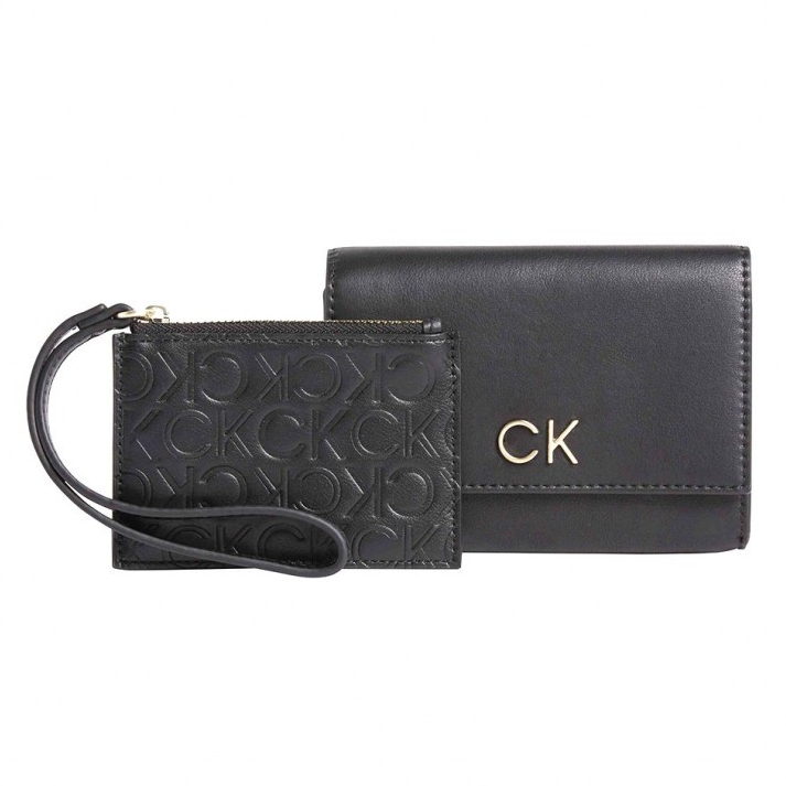 Γυναικείο Πορτοφόλι Με Εξτρα Καρτοθήκη Calvin Klein K60K611092 BAX Μαύρο Γυναικείο Πορτοφόλι Με Εξτρα Καρτοθήκη Calvin Klein K60K611092 BAX Μαύρο