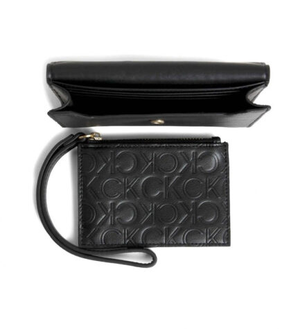 Γυναικείο Πορτοφόλι Με Εξτρα Καρτοθήκη Calvin Klein K60K611092 BAX Μαύρο