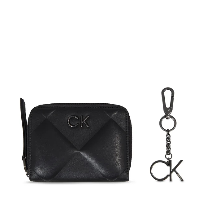 Γυναικείο Σετ δώρου Calvin Klein Wallet + Key Chain K60K611329 BAX Μαύρο Γυναικείο Σετ δώρου Calvin Klein Wallet + Key Chain K60K611329 BAX Μαύρο