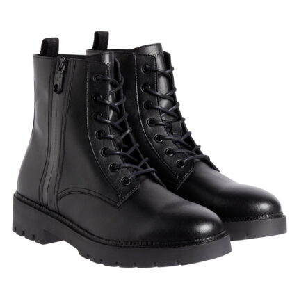 Ανδρικά Δερμάτινα Αρβυλάκια Calvin Klein Boot YM0YM00843 00X Μαύρα