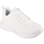 Γυναικεία Ανατομικά Sneakers Skechers Deboss Durabuck 177288 WHT Λευκά