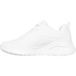 Γυναικεία Ανατομικά Sneakers Skechers Deboss Durabuck 177288 WHT Λευκά