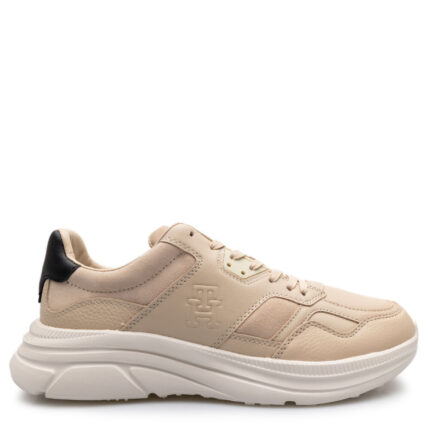 Ανδρικά Δερμάτινα Sneakers Tommy Hilfiger Premium FM0FM04879 AES Μπεζ