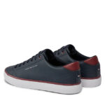 Ανδρικά Δερμάτινα Sneakers Tommy Hilfiger FM0FM05041 DW5 μπλε