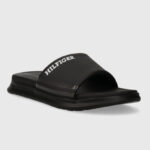 Ανδρικές Παντόφλες Tommy Hilfiger Pool Slide Dual Density FM0FM05017 BDS Μαύρες