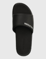 Ανδρικές Παντόφλες Tommy Hilfiger Pool Slide Dual Density FM0FM05017 BDS Μαύρες