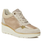 Γυναικεία Ανατομικά Sneakers Geox Ilde D25RAA 0AJ22 CB55V Champagne/Beige