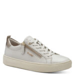 Γυναικεία Ανατομικά Δερμάτινα Sneakers Tamaris Comfort 8-83707-42-104 Λευκά