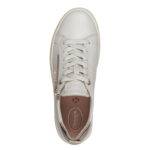 Γυναικεία Ανατομικά Δερμάτινα Sneakers Tamaris Comfort 8-83707-42-104 Λευκά