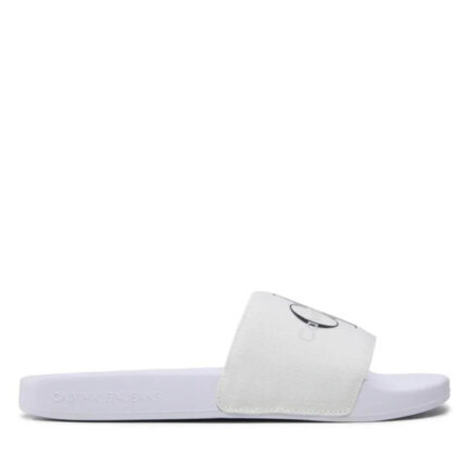 Γυναικείες Παντόφλες Calvin Klein Slide YW0YW00103 01W Λευκές