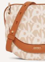 Γυναικεία Τσάντα Χιαστί DKNY Gramersy Cross Body R41EFY38 F8B Μπεζ-Ταμπά