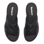 Γυναικεία Ανατομικά Δερμάτινα Πέδιλα Timberland London Vibe Slide TB0A63QZW021 Μαύρα