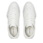 Ανδρικά Δερμάτινα Sneakers Calvin Klein HM0HM01479 0K4 Λευκά