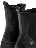 Εφηβικά Δερμάτινα Μποτάκια Calvin Klein Chelsea Boot V4A5-81034-1355 999 Μαύρα