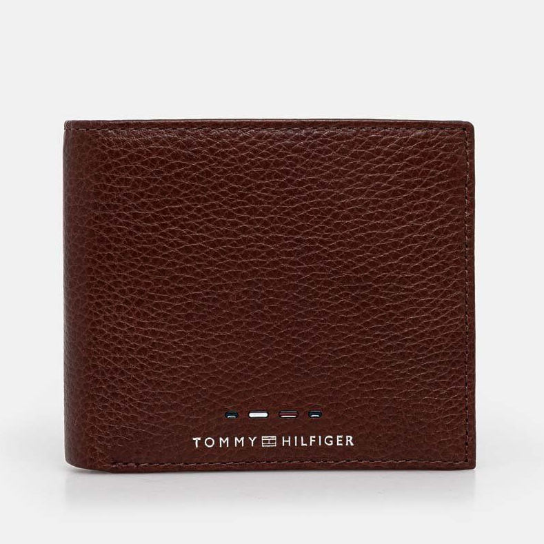Ανδρικό Δερμάτινο Πορτοφόλι Tommy Hilfiger AM0AM12762 GB8 Ταμπά Ανδρικό Δερμάτινο Πορτοφόλι Tommy Hilfiger AM0AM12762 GB8 Ταμπά