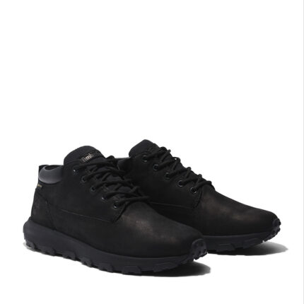 Ανδρικά Δερμάτινα Μποτάκια Timberland Winsor Park TB1A5YAN015 Μαύρα