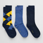 Ανδρικές Κάλτσες Gant Σετ 3 Ζευγών 9960314 433 Evening Blue