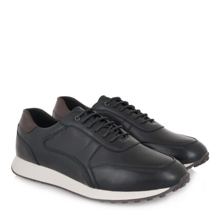 Ανδρικά Sneakers Renato Garini 48760 Μαύρα T57007601I64