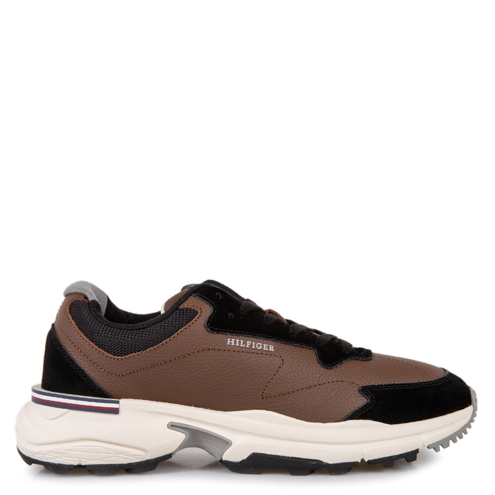 Ανδρικά Δερμάτινα Sneakers Tommy Hilfiger FM0FM05331 GV0 Καφέ Ανδρικά Δερμάτινα Sneakers Tommy Hilfiger FM0FM05331 GV0 Καφέ